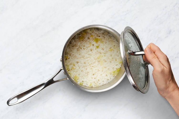 Cook Rice & Prep Chicken