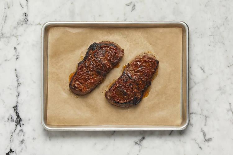 Rôtir les steaks