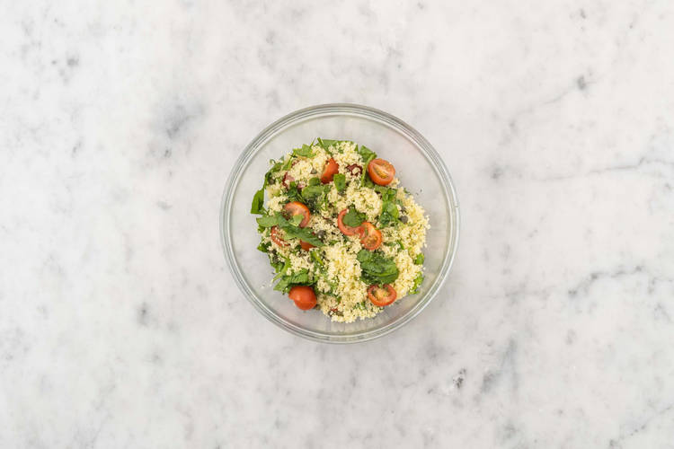 Terminer le couscous