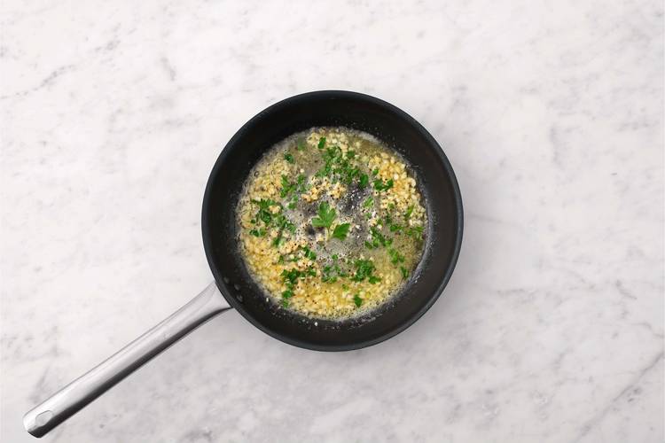 Make garlic butter