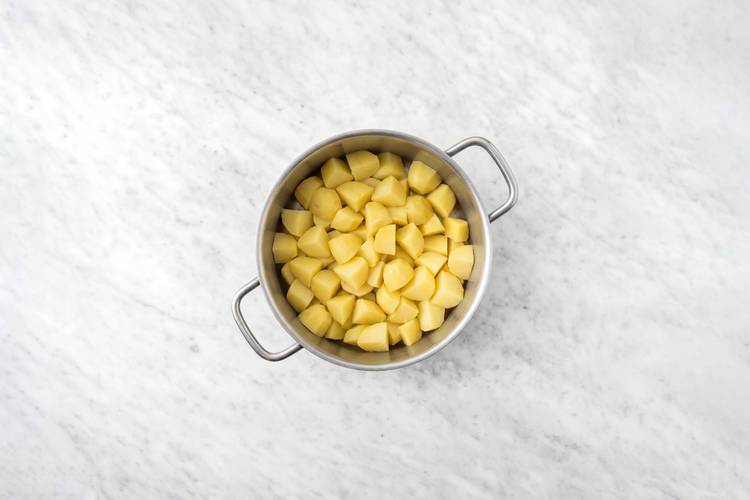 Préparer les pommes de terre