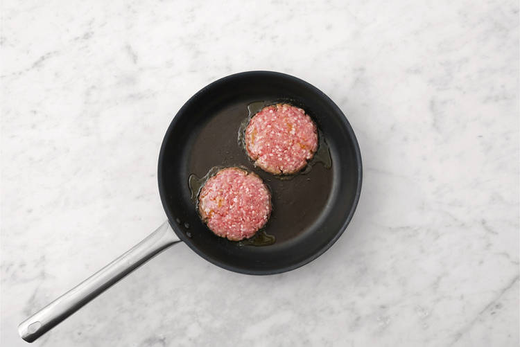 Cook the patties