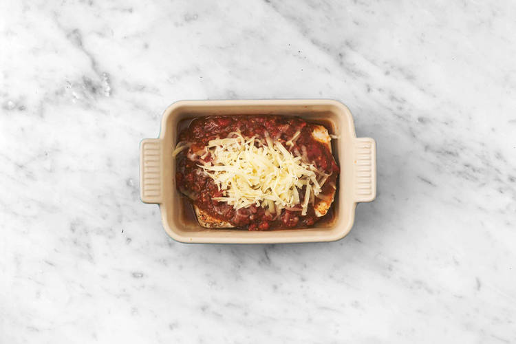 Hähnchen backen