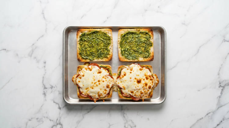 Assemble & Broil Sandwiches