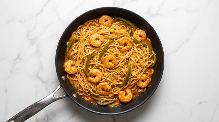 Add Noodles & Sauce