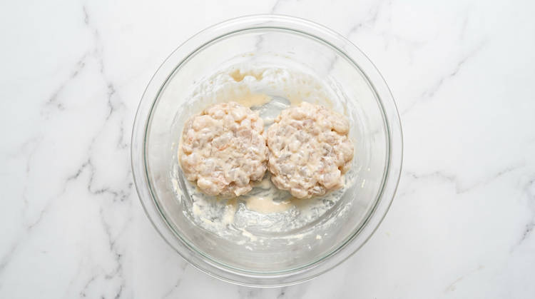 Form Shrimp Patties