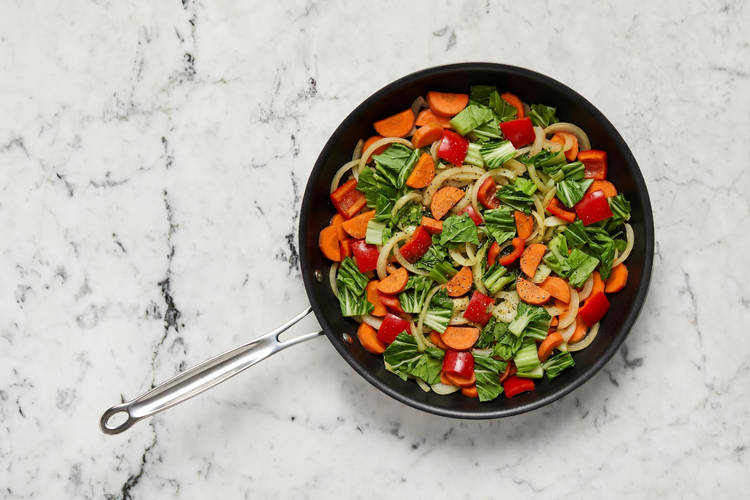 Cook veggies