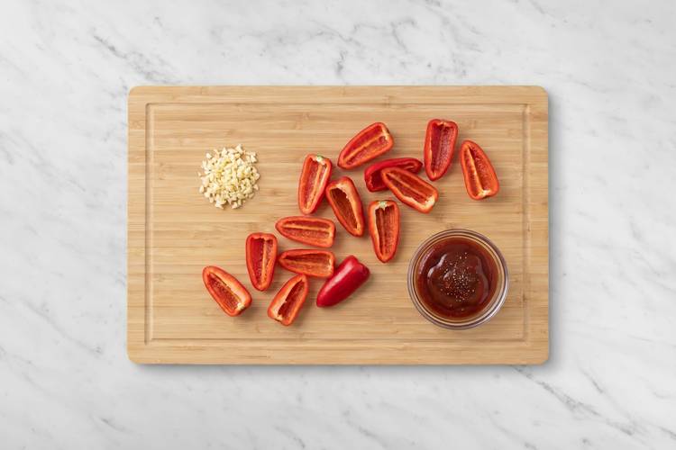 Prep and make steak sauce