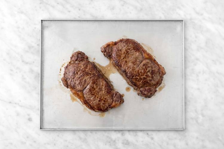 Cuire le steak