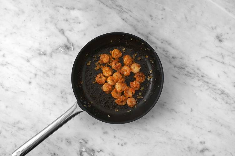 Les crevettes virent au rose