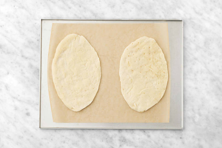 Naans au four