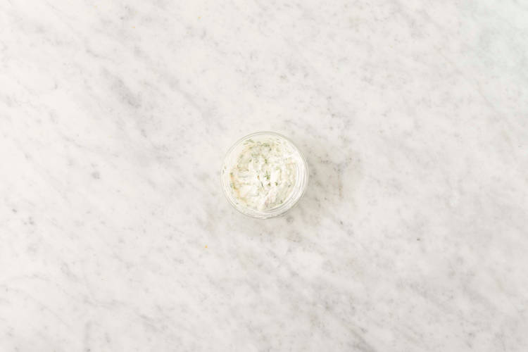 Bland bearnaise-aioli
