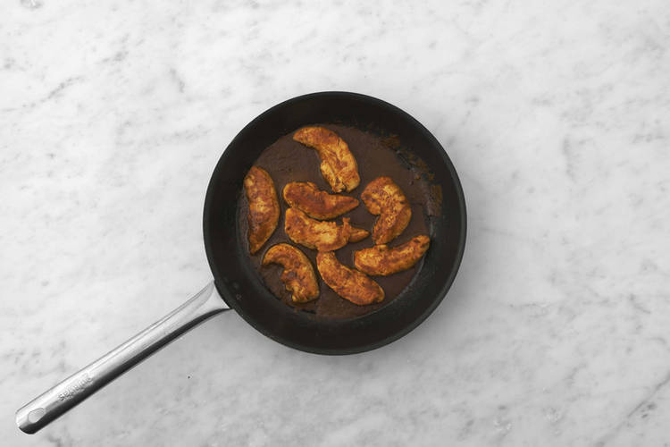 Cook the haloumi