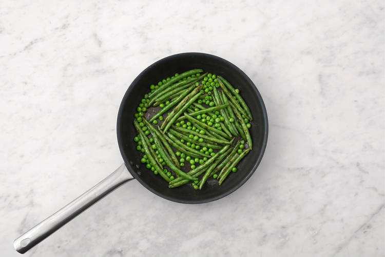 Add the peas
