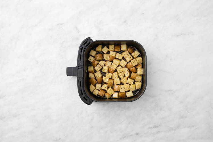Air Fry the Potatoes