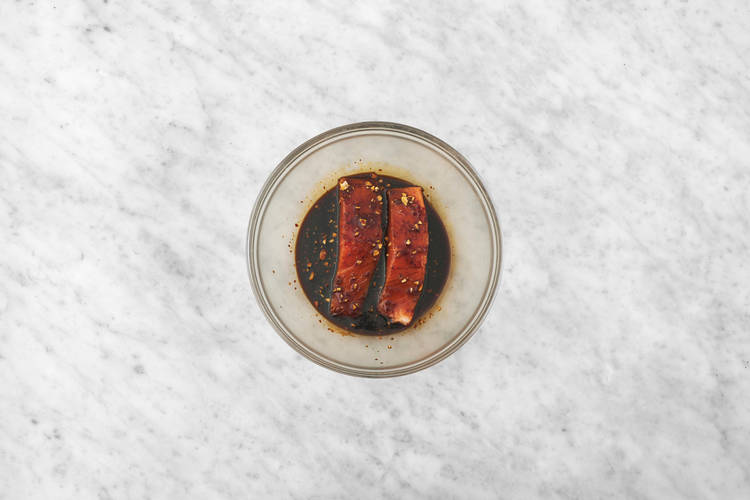 Prep the Salmon