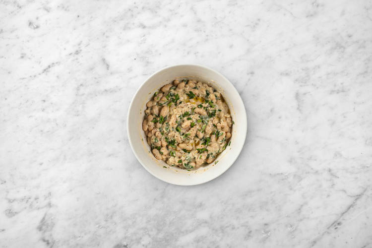 Make the creamy beans