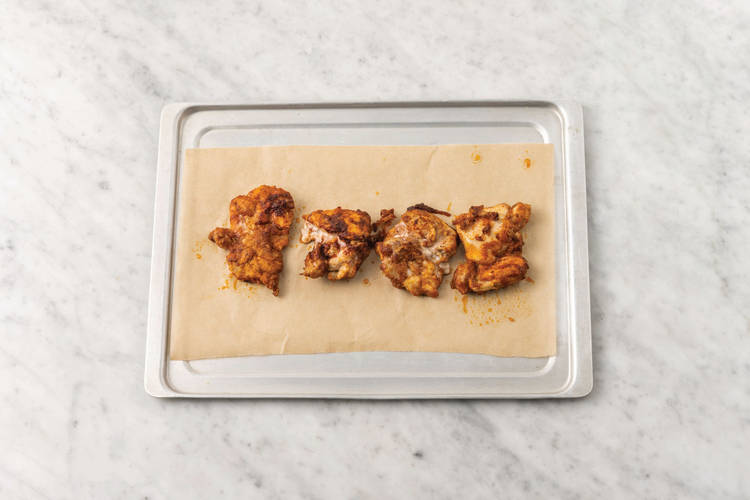 Cook the chicken