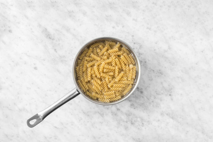 Cook the pasta
