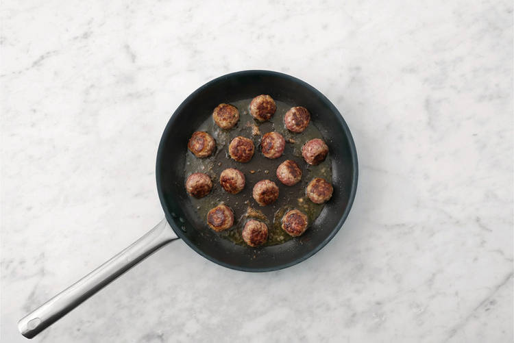 Start the meatballs
