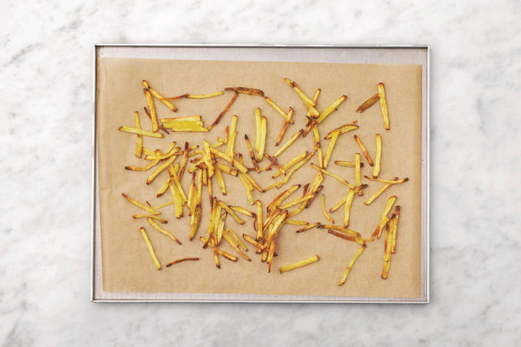 Bake the fries