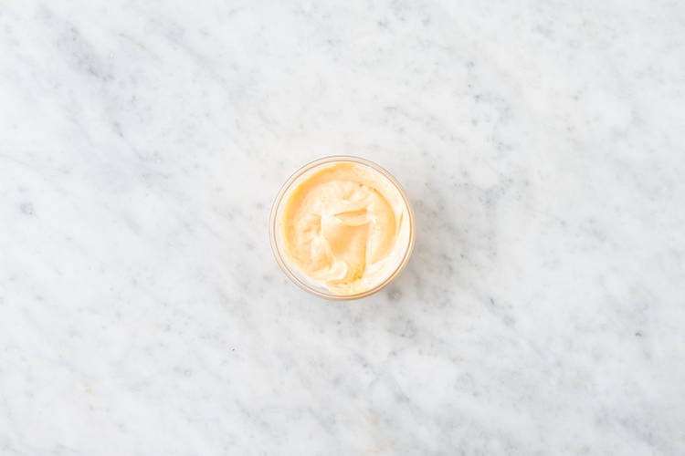 Make the sweet chilli mayo