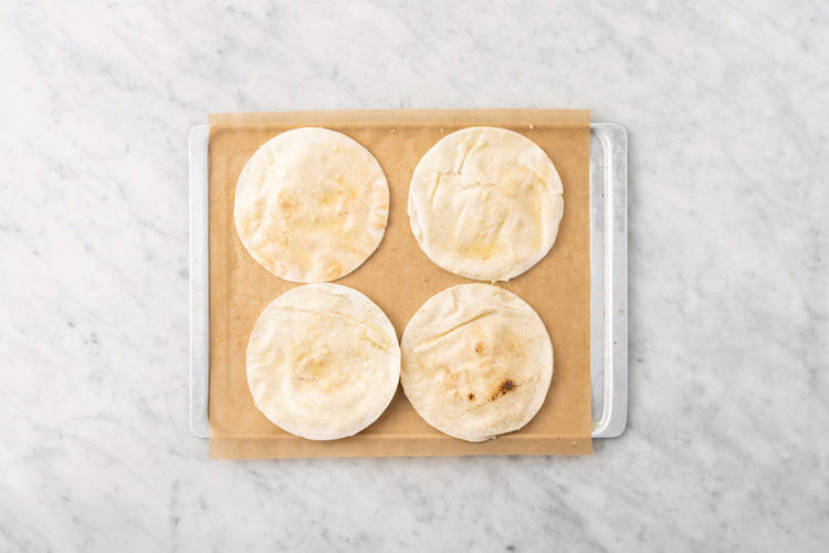 Toast the flatbreads