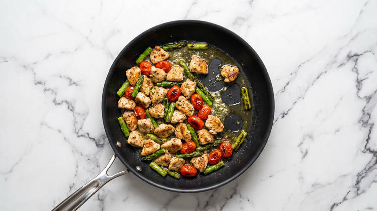 Cook Chicken & Veggies