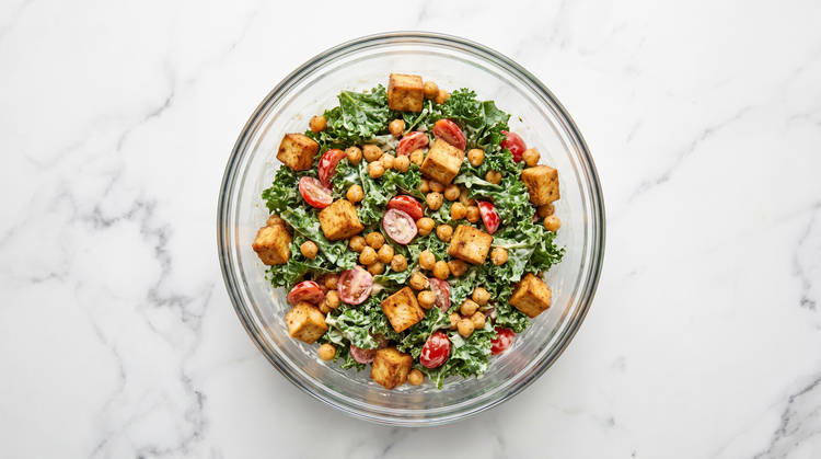 Make Dressing & Salad