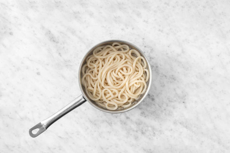 Cook the noodles