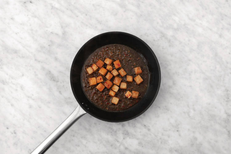 Cook the tofu