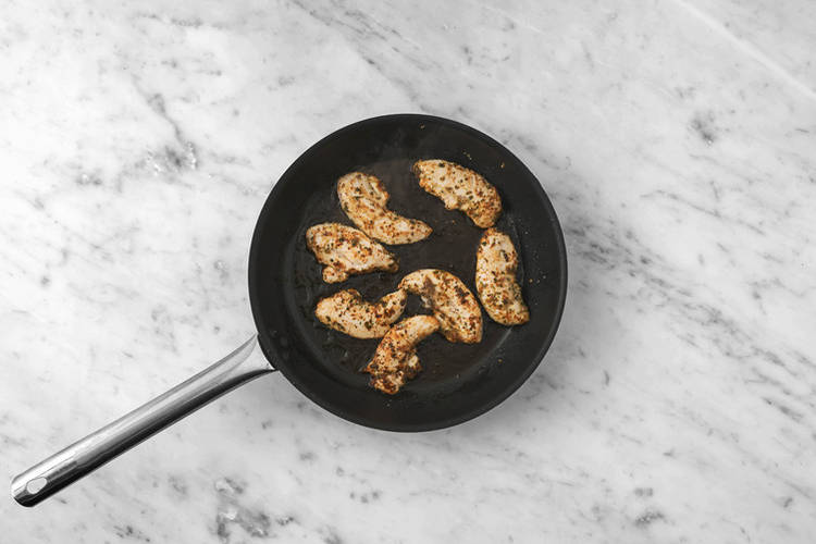 Cook the haloumi
