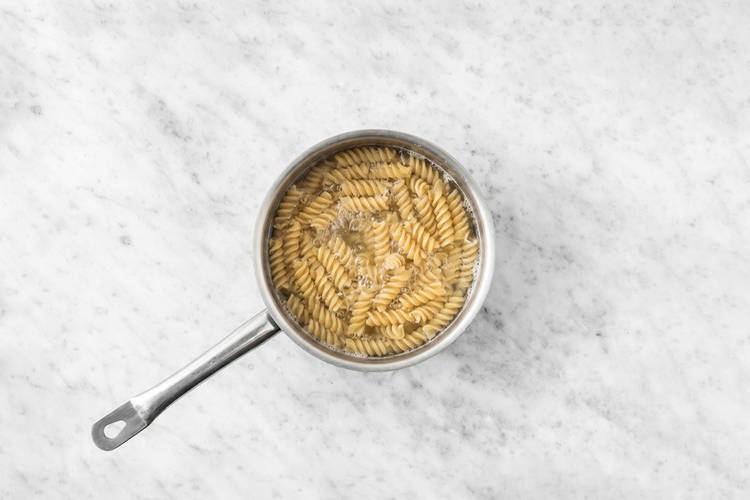 Cook the pasta