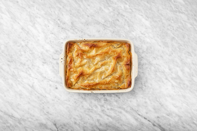 Bake the pie