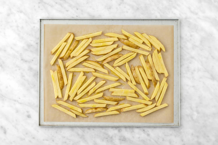 Bake the fries
