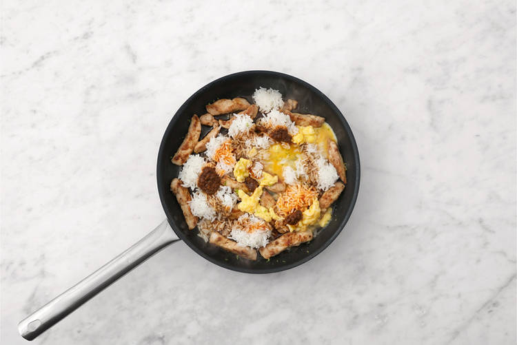 Cook the fried rice