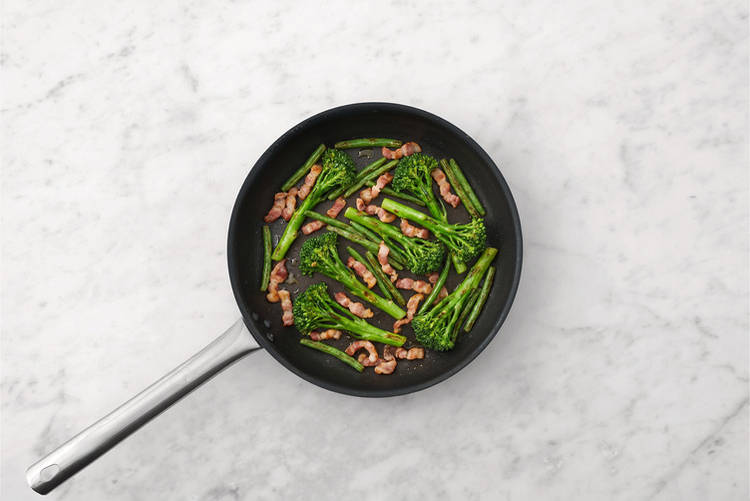 Cook the veggies