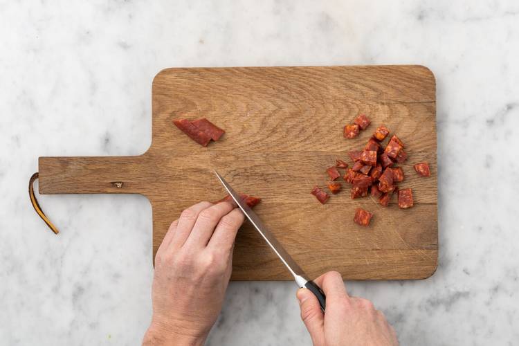 Chorizo & Brot rösten