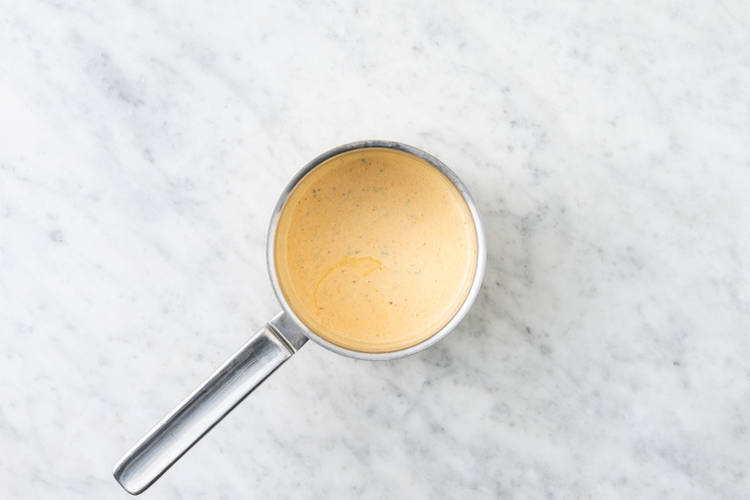 Hollandaise erwärmen