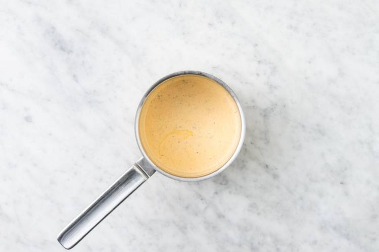Hollandaise erwärmen