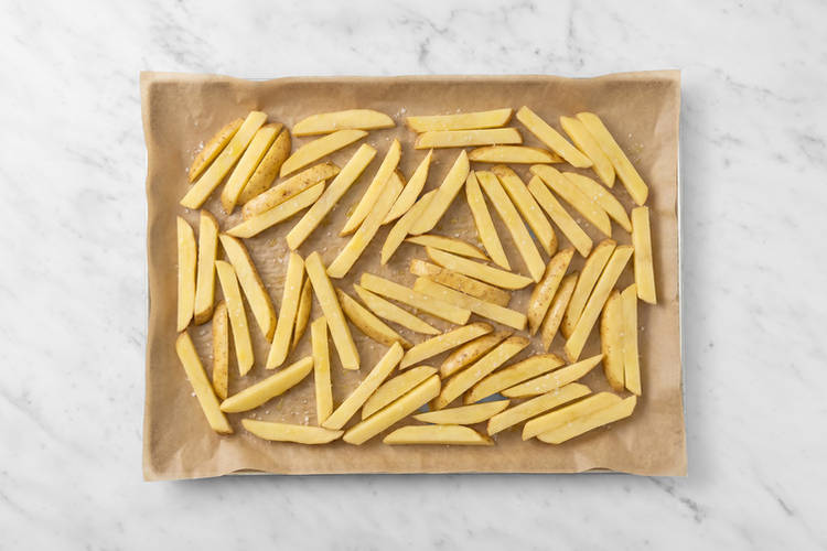 Bake the fries