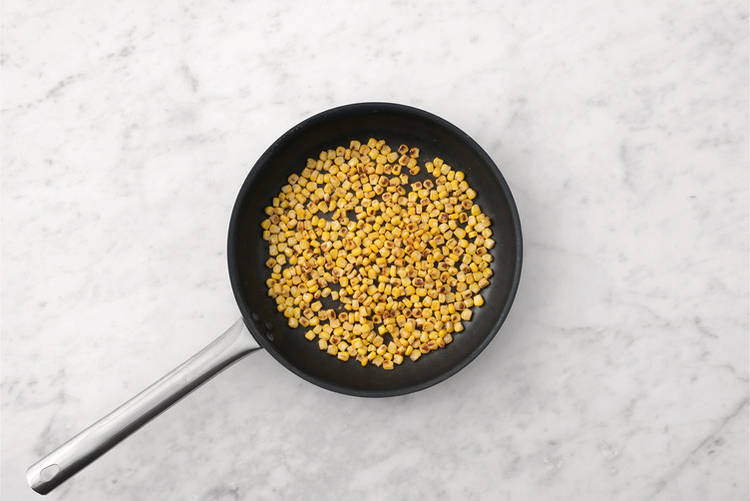 Char the corn