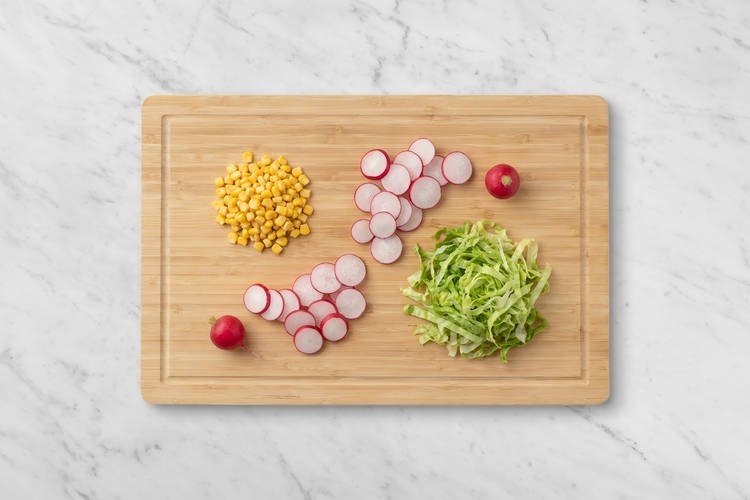 Prep the veggies