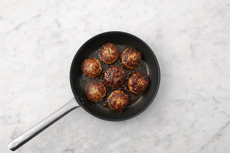 Cook the rissoles