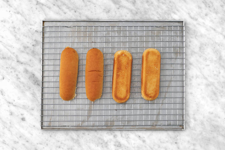 Get prepped & toast the buns 