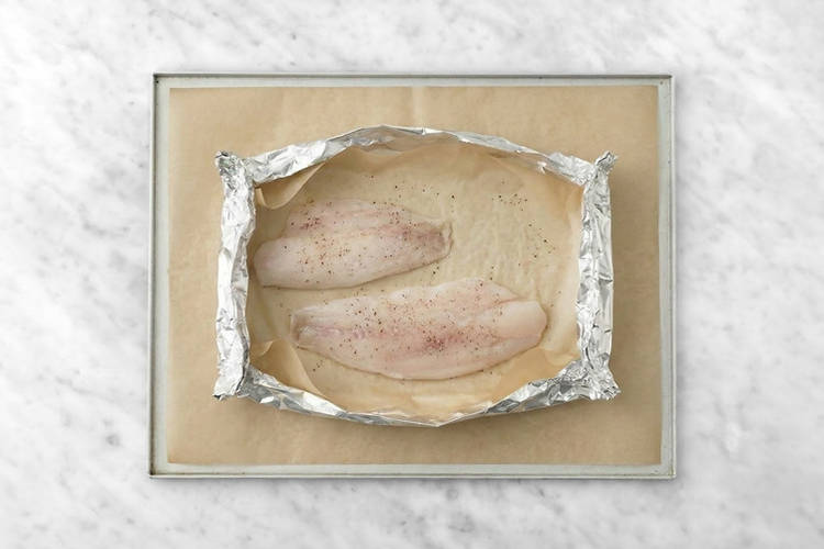 Prep the chicken