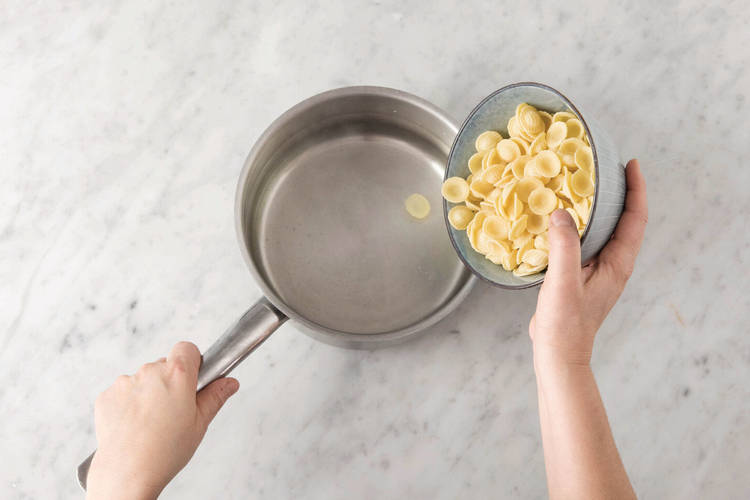 Cook the pasta 