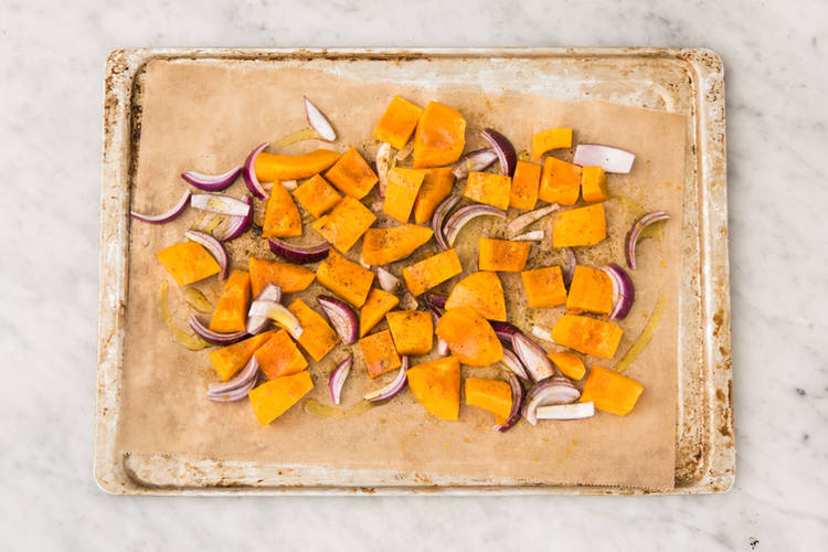 Roast the veggies