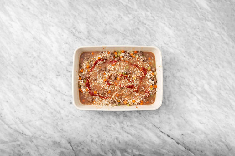 Bake the risotto