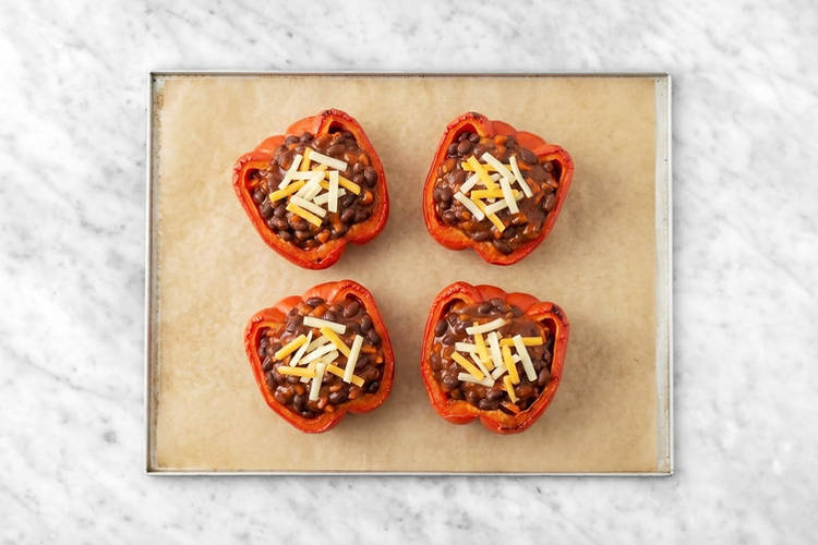 Finish the capsicum